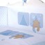 5-dielny posteľný komplet 135x100cm, Bubble Fun/modrý